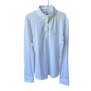R.J. Classics Maddie Jr. Long Sleeve Show Shirt Youth Medium (8-10) White NWOT